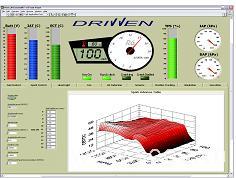 发动机原型上位机测试界面