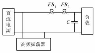 利用电感性铁氧体磁珠构成的LC高频滤波器电路